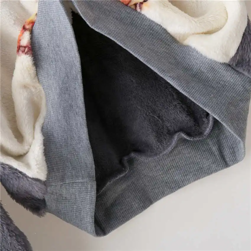 

Women Giraffe Panda Printing Harajuku Lady Long Sleeve Casual Pullover Tops Autumn Winter Sweateshirts