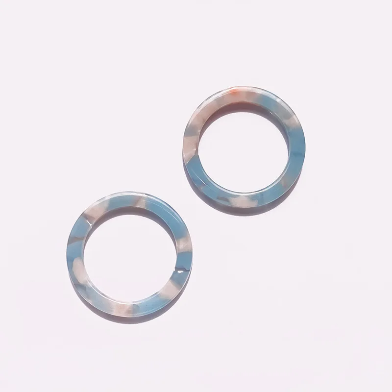 

Fashion Transparent Acetate Acrylic Korean Ring Resin Round Rings For Girls Colorful Simple Fashion Rings Jewelry Party Gifts