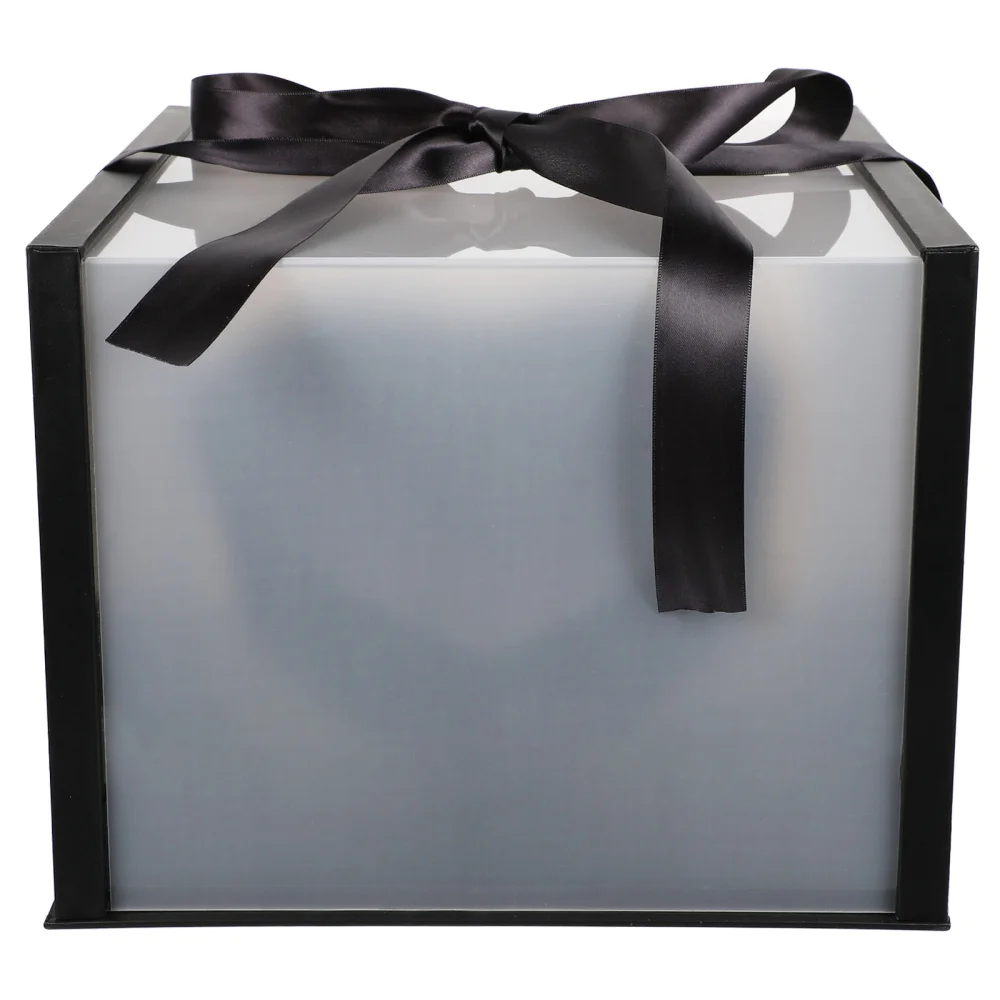 

Valentine's Day Storage Container Flower Box Flower Wrap Case with Ribbon