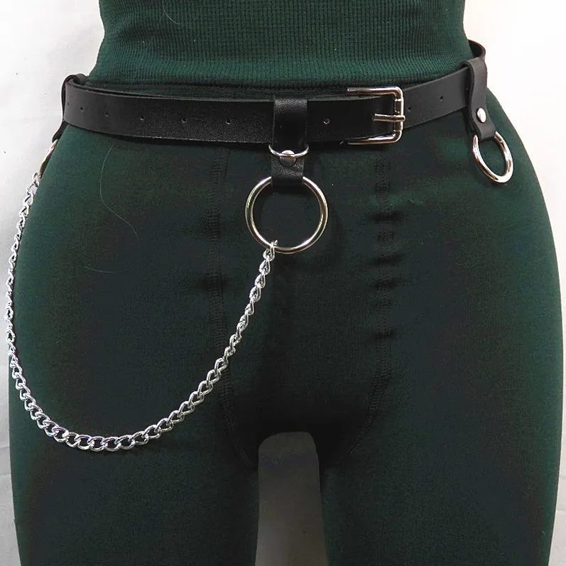 

Gothic Gay Men Chest Harness PU Leather Belts Body Bondage Straps Adjustable Black Punk Fetish Wear Accessories