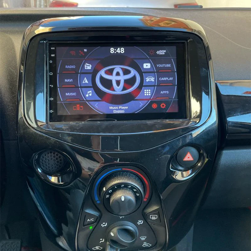 Автомагнитола 2DIN Android для Toyota Aygo Citroen C1 Peugeot 107 108 2014 мультимедийный плеер навигация