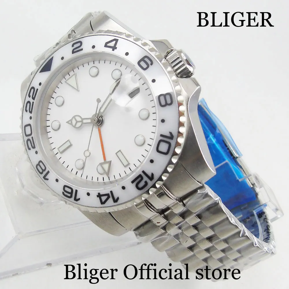 Новое поступление модные белые стерильные Автоматические наручные часы для