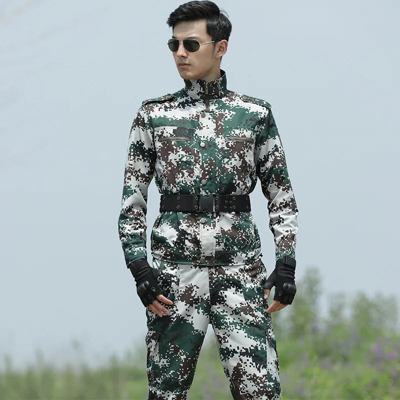 Новый мужской Камуфляжный армейский Военный UniformTactical боевой костюм Airsoft War Game CS