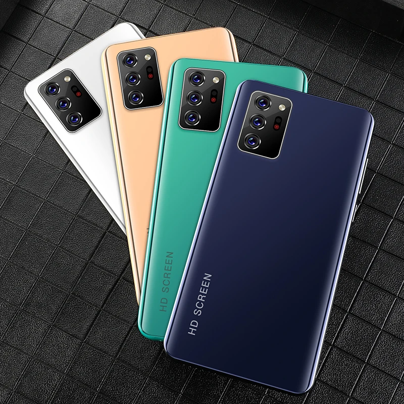 

Global version NOTE20u 6.1 inch Smart phone Android 9.0 4800mah 8+16MP 10-core Triple Back Camera Phone Send mobile phone case