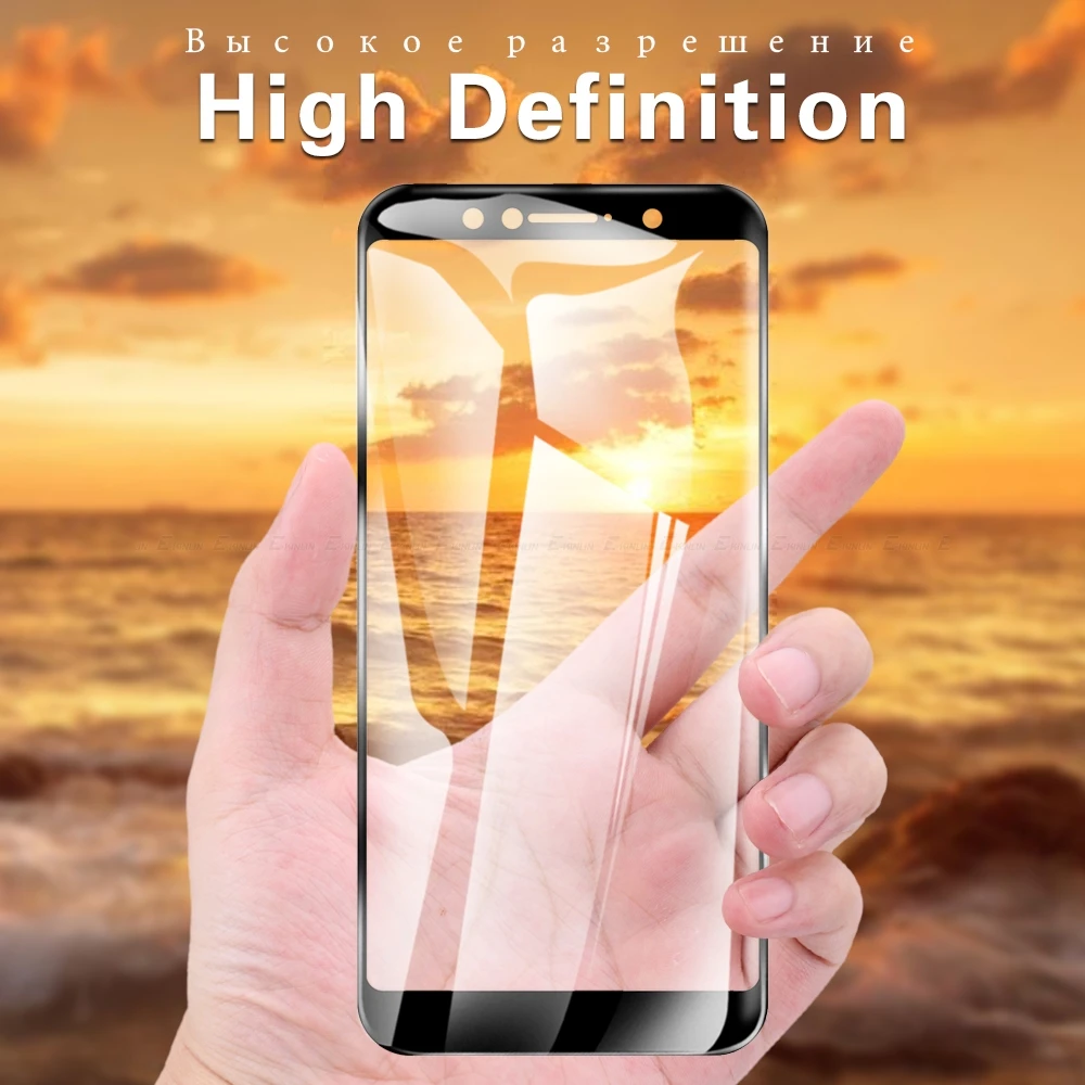 2.5D полное покрытие экрана протектор Закаленное стекло для Asus ZenFone Max Pro Plus M1 ZB555KL