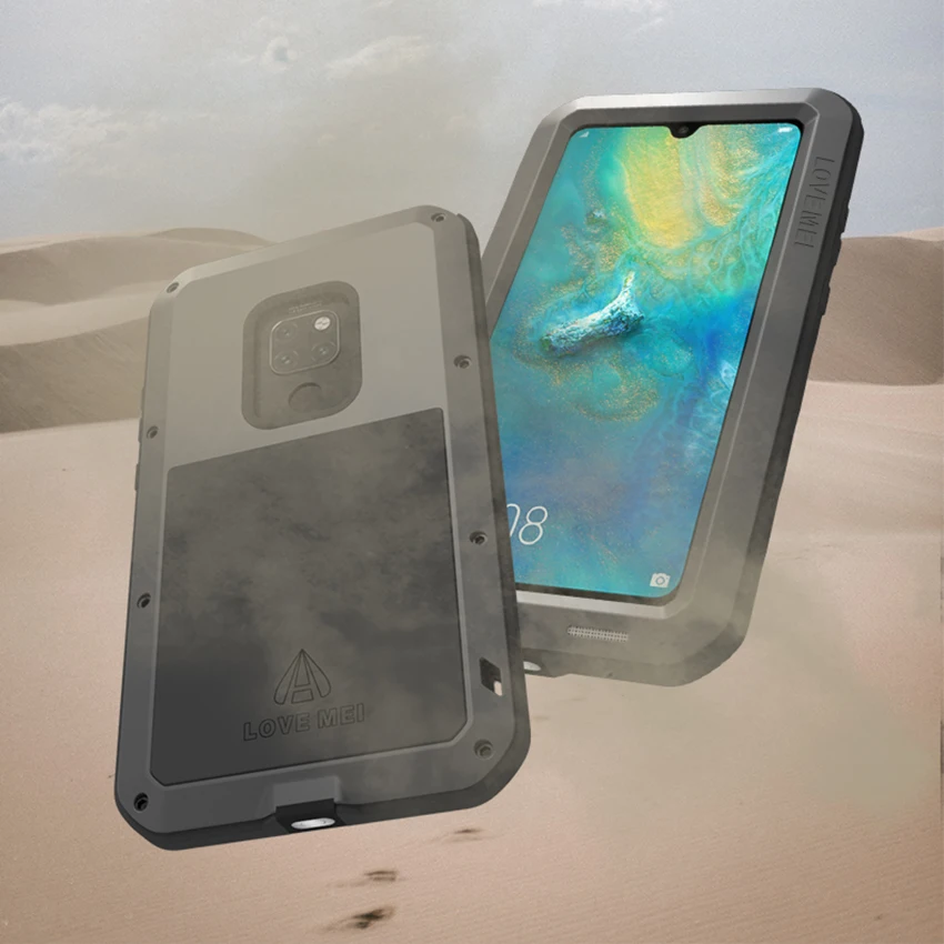 love mei metal case for huawei p40 pro p20 p30 lite mate 30 20 10 lite pro shockproof anti fall phone cover rugged armor cases free global shipping