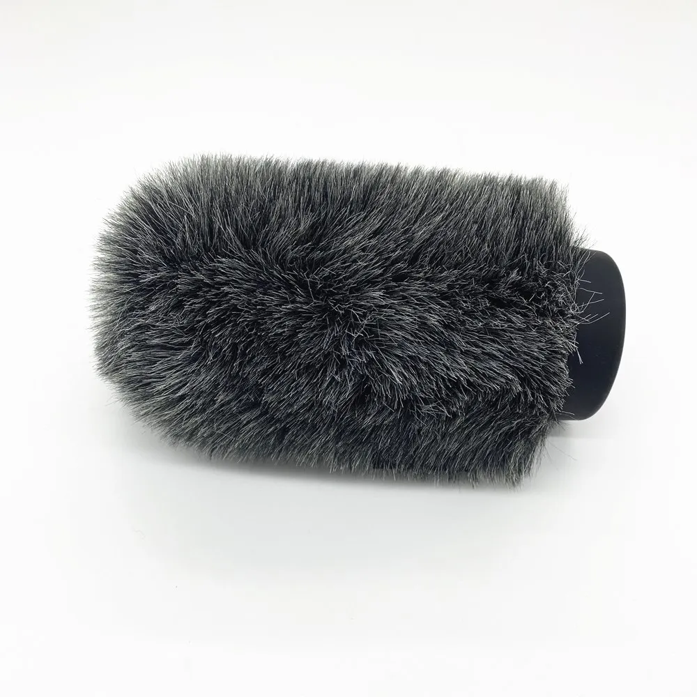 Dead Cat Fur Windscreen Furry Windshield Muff For Sony ECM XM1 Condenser Microphone Wind Shield Protection Outdoor Interview Mic images - 6