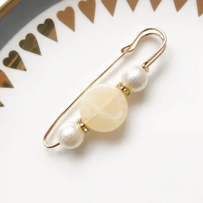 Модная женская/Женская Классическая Брошь с искусственным жемчугом