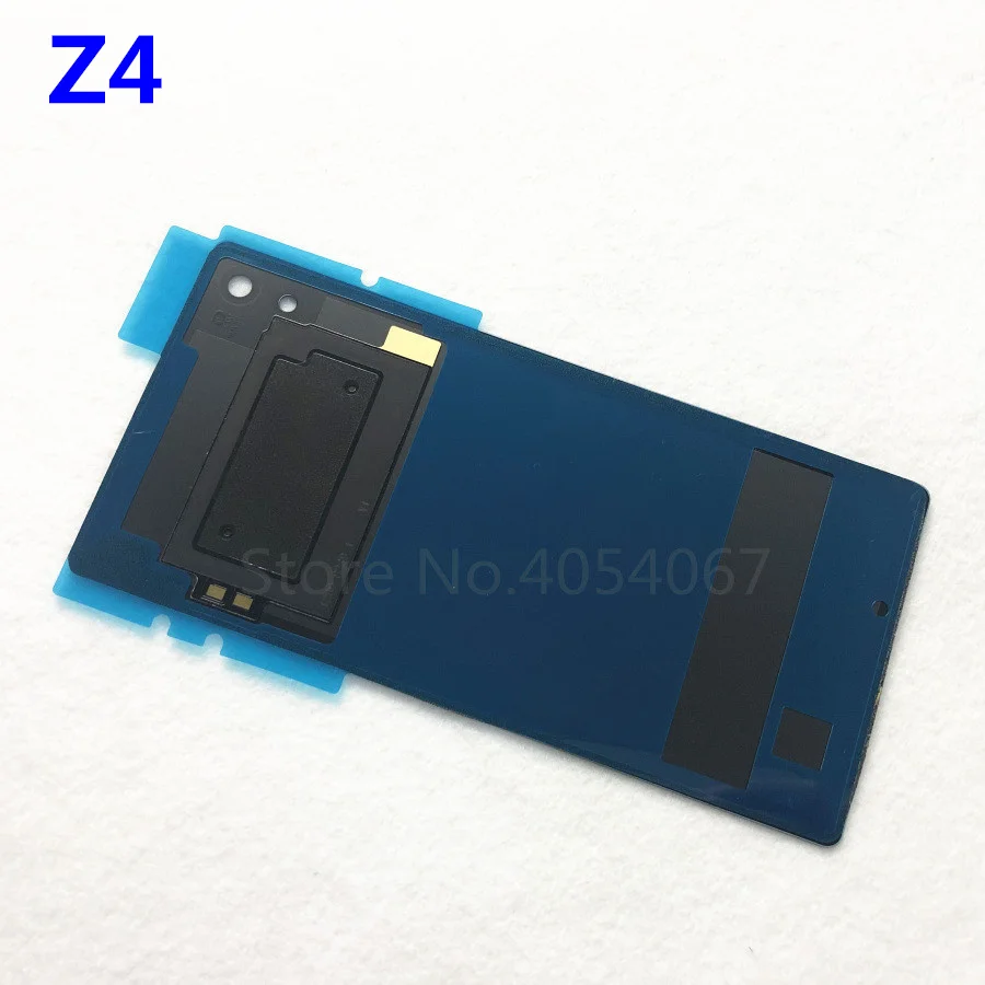Для sony xperia Z4 Z3 Plus Z3+ E6553 E6533 Задняя стеклянная крышка батарейного отсека Замена стеклянного корпуса+ NFC антенна