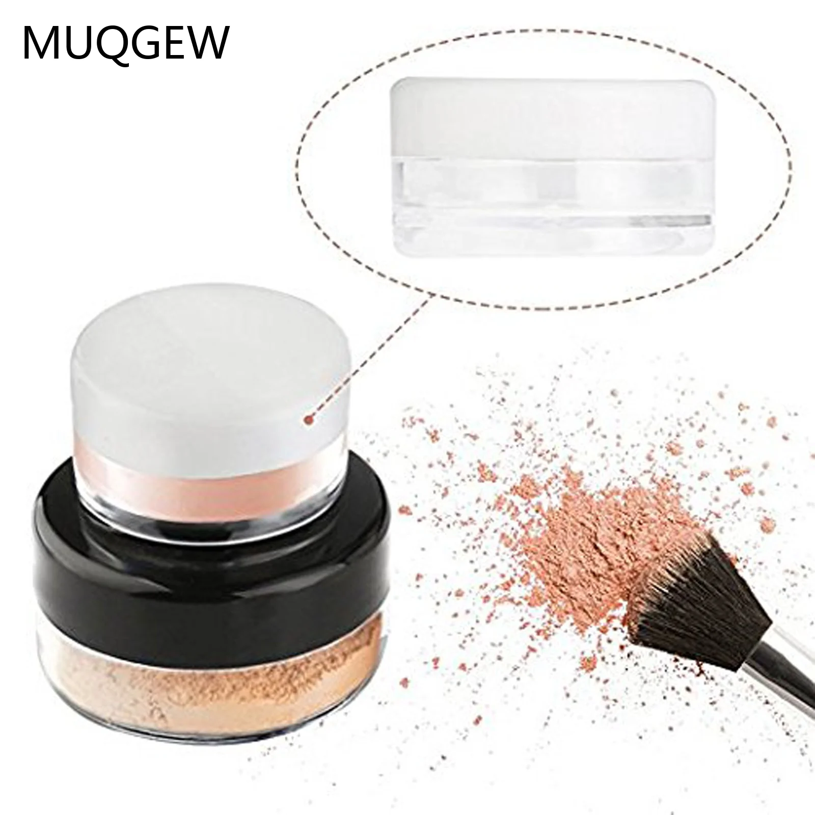 

NEW 100PCS Cosmetic Makeup Jar Pots Portable Cosmetic Empty Jars Clear Bottles Eyeshadow Makeup Cream Lip Balm Container