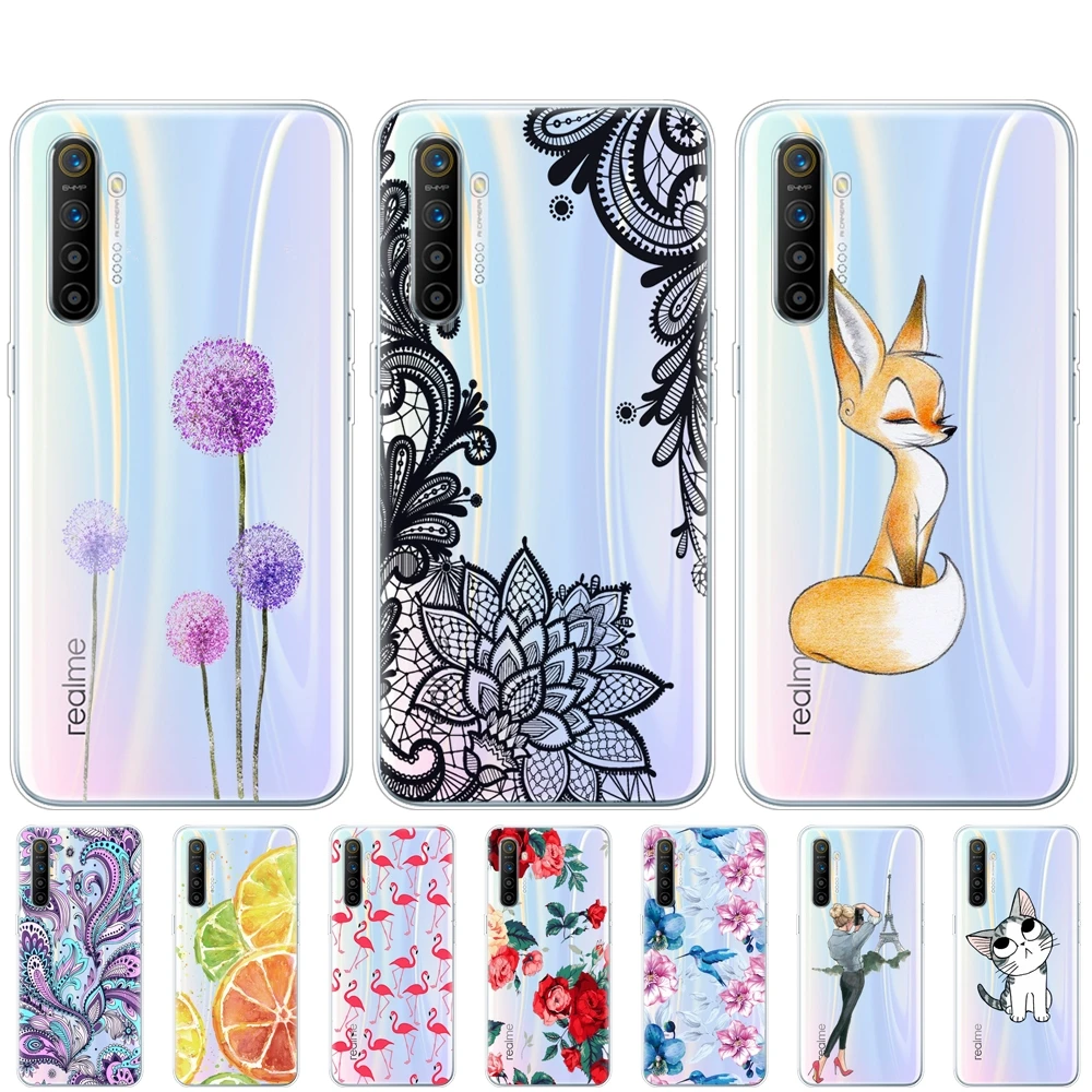 Чехол для Realme XT RMX1921 мягкая задняя крышка телефона из ТПУ OPPO RealmeXT силиконовая