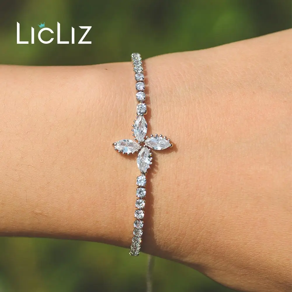 Модные уникальные регулируемые браслеты LicLiz с подвесками-крестиками и вихревым