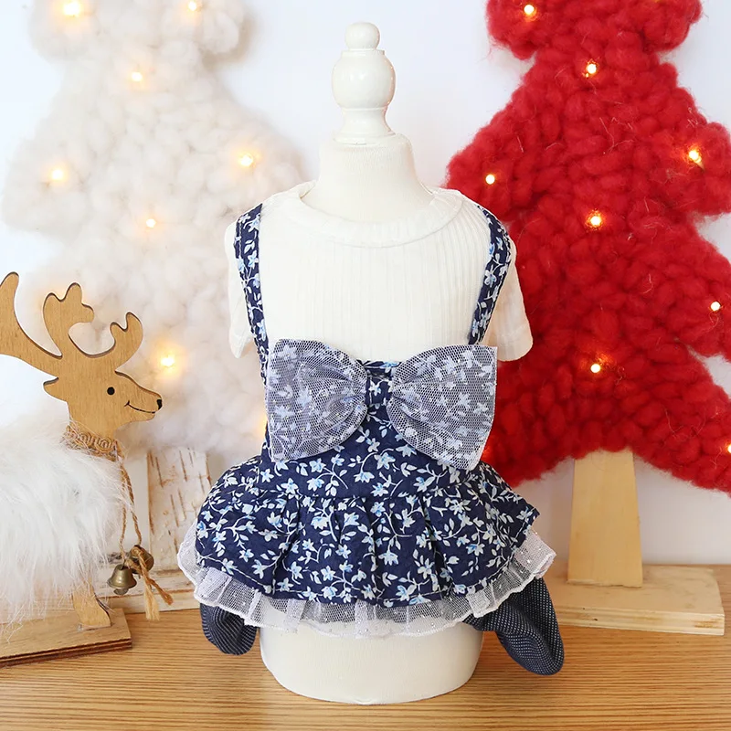 Необычная Одежда для собак искусственная осени и зимы из двух частей с четырьмя