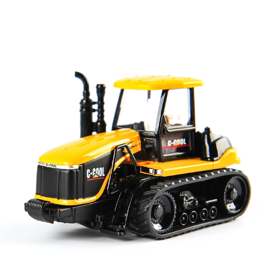 Diecast C-COOL 80005 1/64 Scale Agricultural Tractor Vehicle CAT Engineering Truck Model Cars Gift Toys