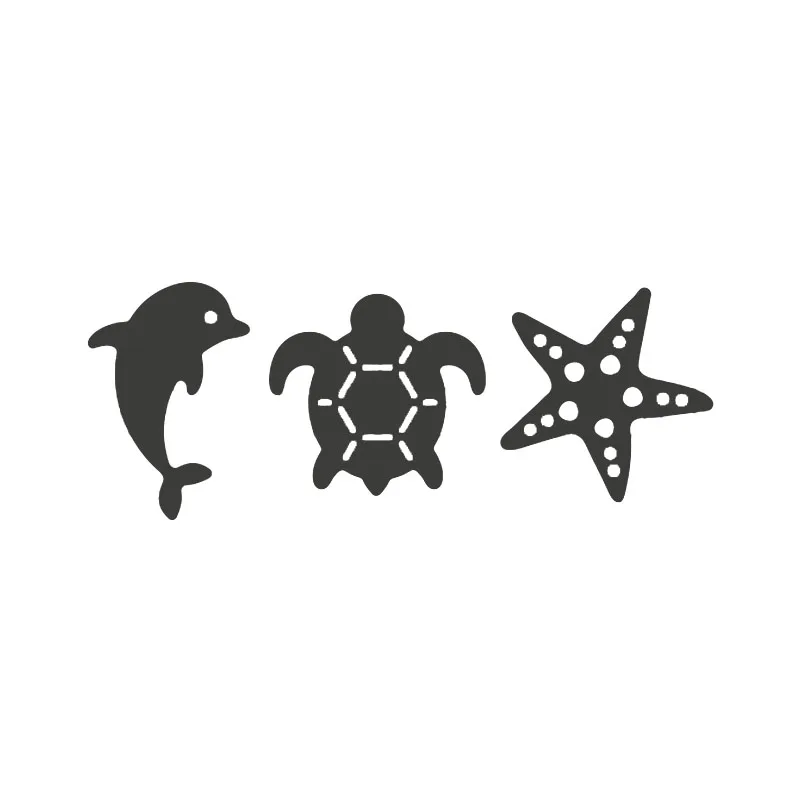 Металлические режущие штампы для морской жизни дельфина звезды черепахи