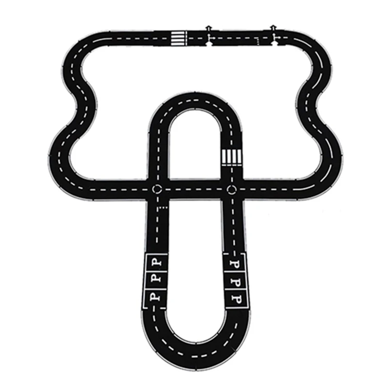 DIY ПВХ Пазлы трек игровой набор дорожка для автомобиля Детский пазл коврик