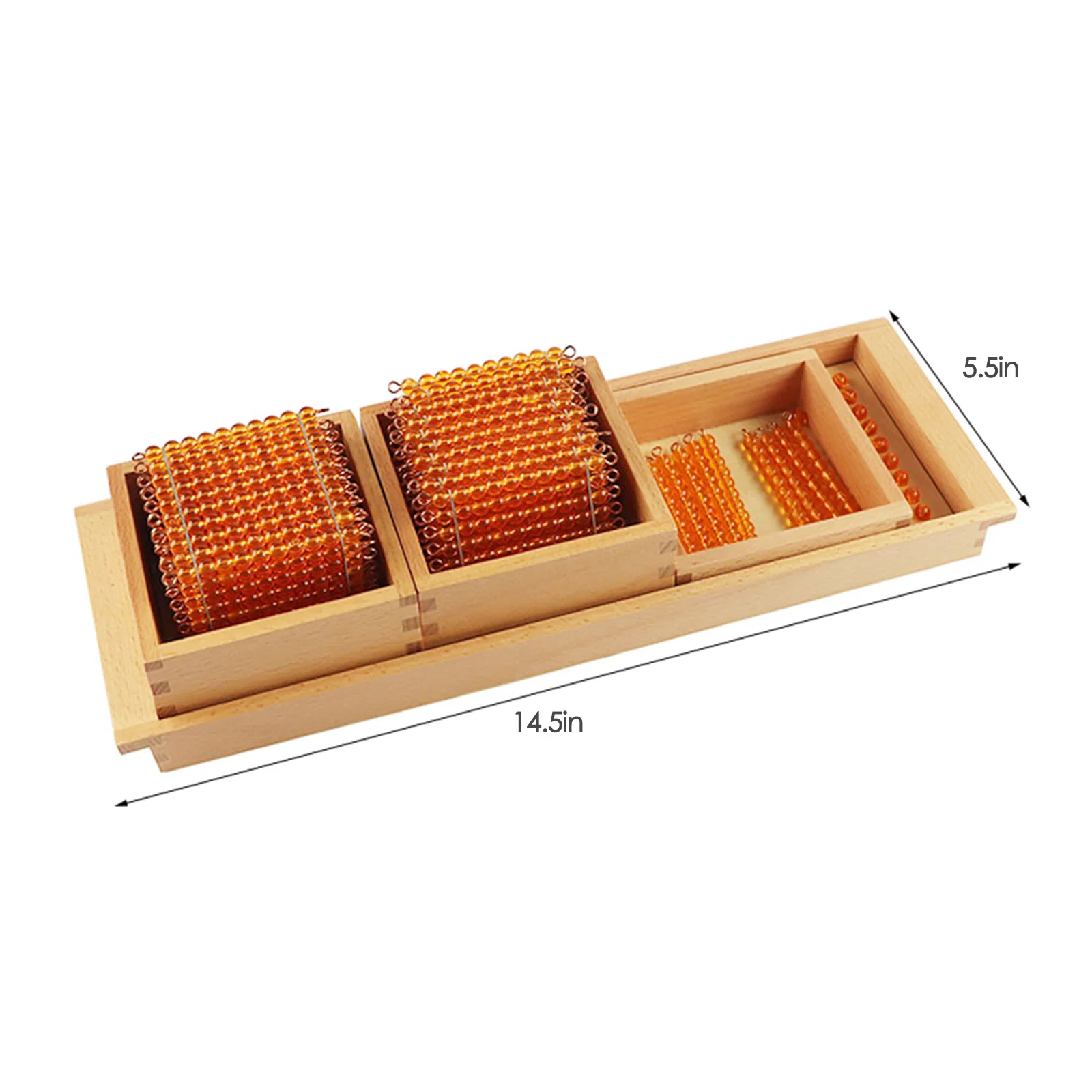

Montessori Math Educational Toys Gold Beads Material Symbols With Trays Kids 5 Years Teaching Toys Students Learning Arithmetic