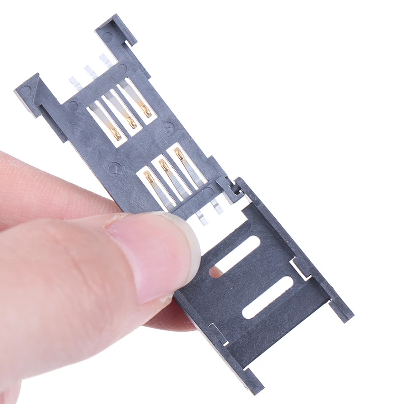 10 шт. SIM держатель для карт 6 P SMT SMD PIN Разъем карты/6 слот/сиденья/держатель телефона