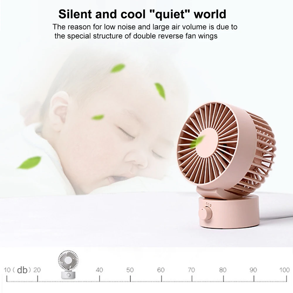 Летний кулер мини ручной вентилятор зарядка через usb персональный настольный