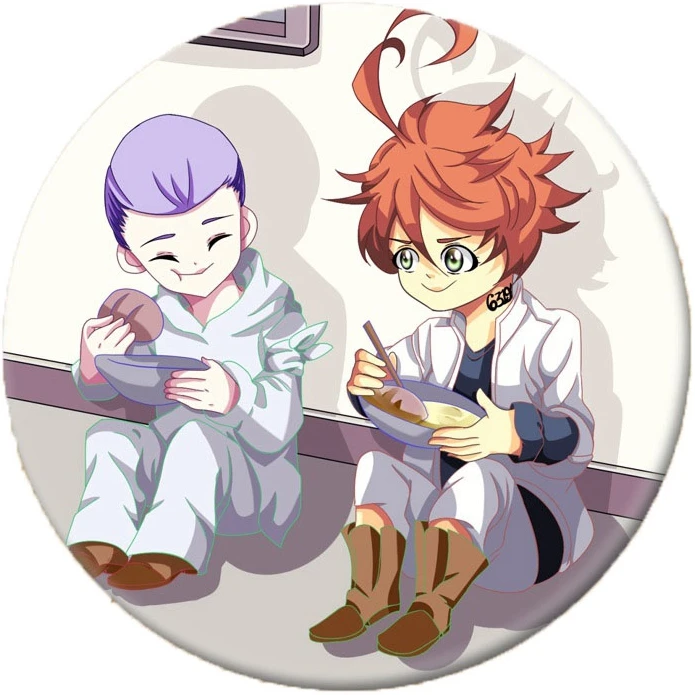 Милая модная брошь в японском стиле аниме обещанный Невер косплей значок рюкзаки