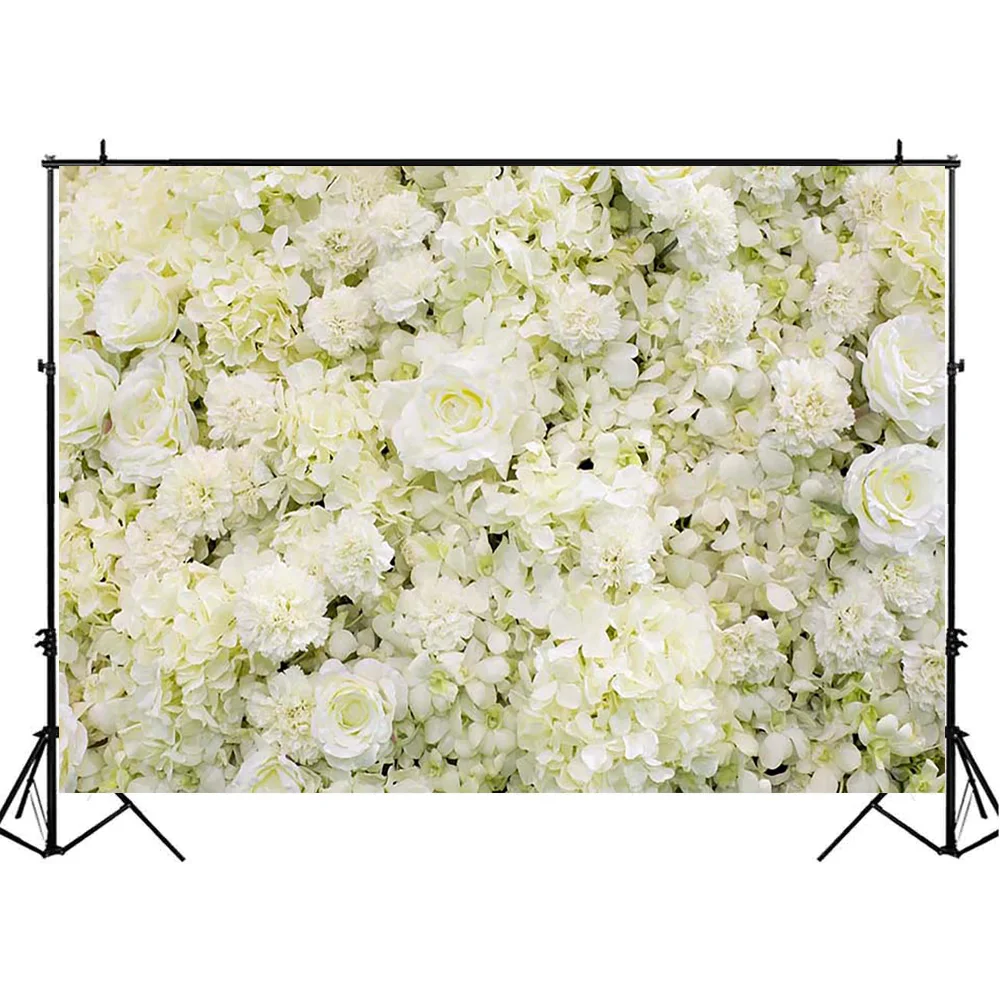 

Wedding Photo Wall Background Rose Flower Stage Ceremony Baby Birthday Party Love Portrait Photography Backdrop For Photo Studio