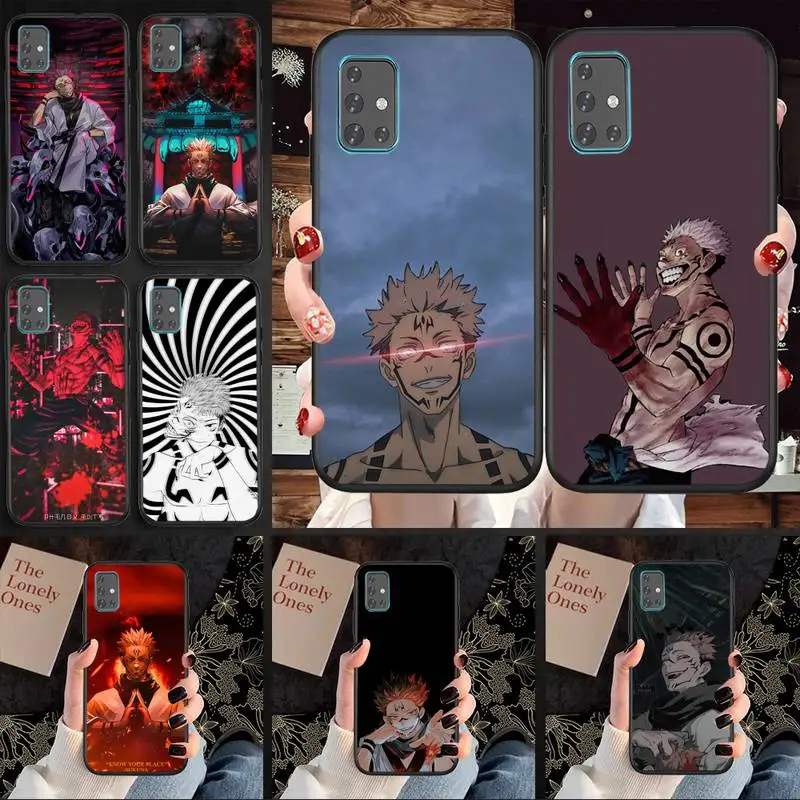 

Sukuna Jujutsu Kaisen Phone Case TPU For Samsung S6 S7 S8 S9 S10 Plus S20 S21 S30Ultrs Fundas Cover