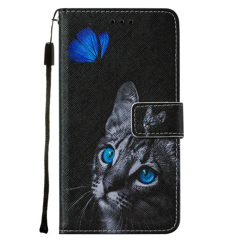 cute phone cases huawei Huawei Y6P 2020 Ốp Lưng Sang Trọng Sơn Ví Da Điện Thoại Trường Hợp Cho Huawei Y6P Ốp Lưng Flip Cover Dành Cho Huawei Y6P MED-LX9N funda Etui huawei waterproof phone case