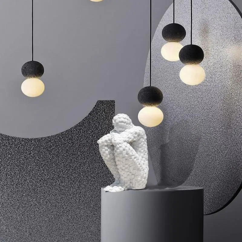 Скандинавская скульптура из смолы для украшения дома книжная полка статуэтка