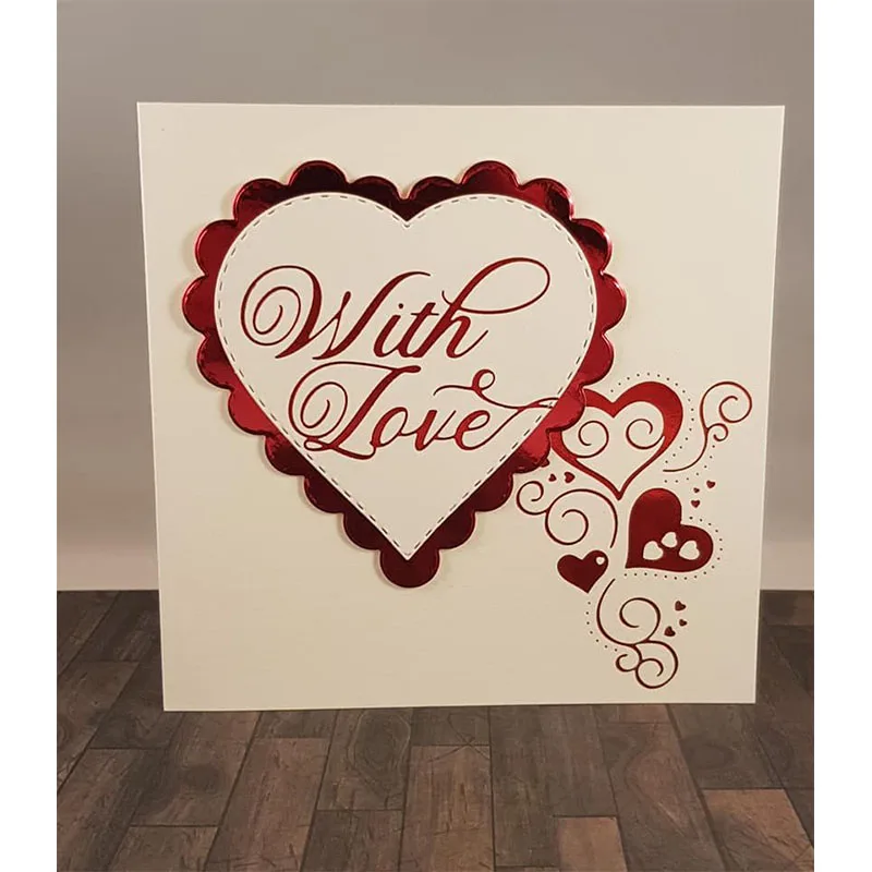Calloped Heart Shape Metal Cutting dies 2019 new Craft Dies for Embossing Paper Card making Scrapbooking Decorations Photo | Дом и сад