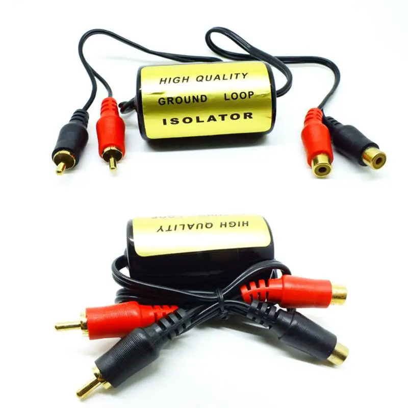 Аудиосистема с защитой от шума RCA заземление изолятор - Цена: 416,63 - 670,04 руб.