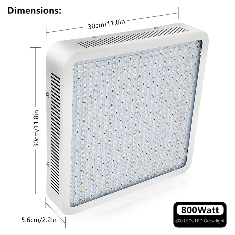 Светодиодная фитолампа полного спектра для выращивания растений 800 Вт|lamp sticker|lamp