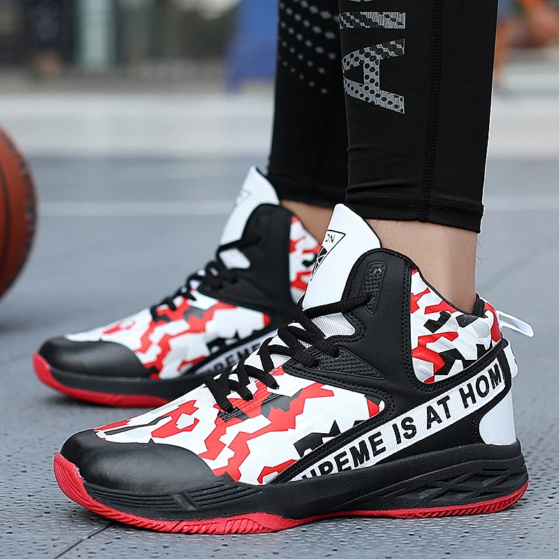 Парные баскетбольные кроссовки для мужчин и женщин мужские высокие