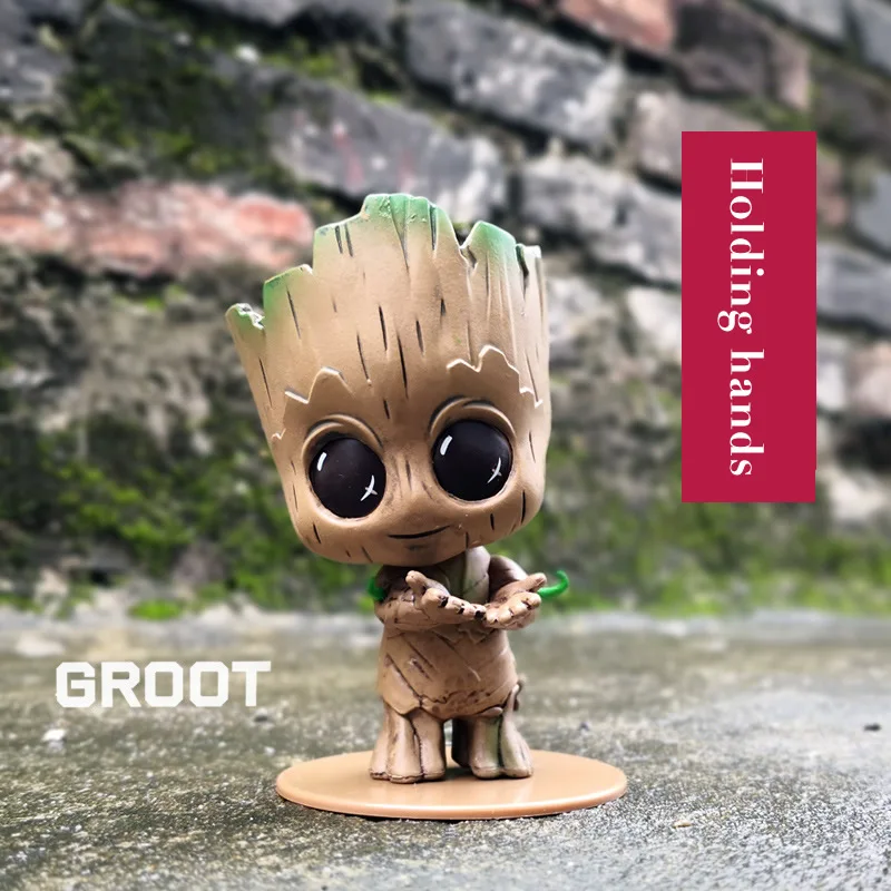 Marvel Avengers HT Grut дрожащие куклы Декорации для салона автомобиля орнаменты