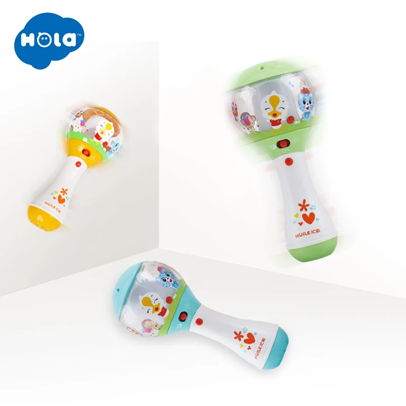 HOLA TOYS 3125 Детские музыкальные погремушки колокольчики для младенцев игрушки