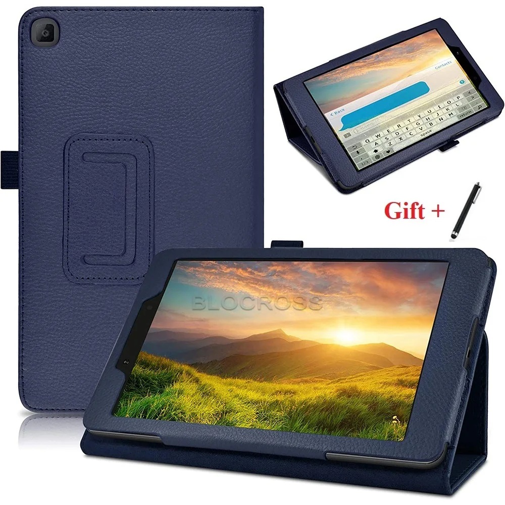 

Light Case for Samsung Galaxy Tab A7 Lite 8.7 Inch 2021 SM-T225 / SM-T220 Smart Stand for Galaxy Tab 8.0 T290 PC Hard Back Cover