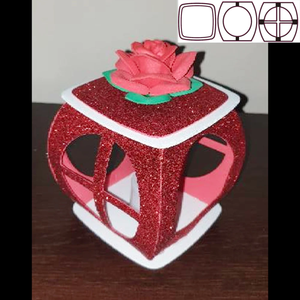 

New Large Christmas lantern metal cutting die mould scrapbook decoration embossed photo album decoration card making DIY 5682