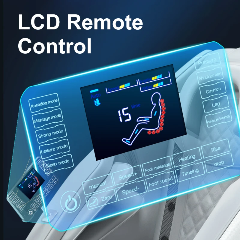 Jare 6655 полноразмерный 4d невесомости Электрический Кожаные детали роскошный
