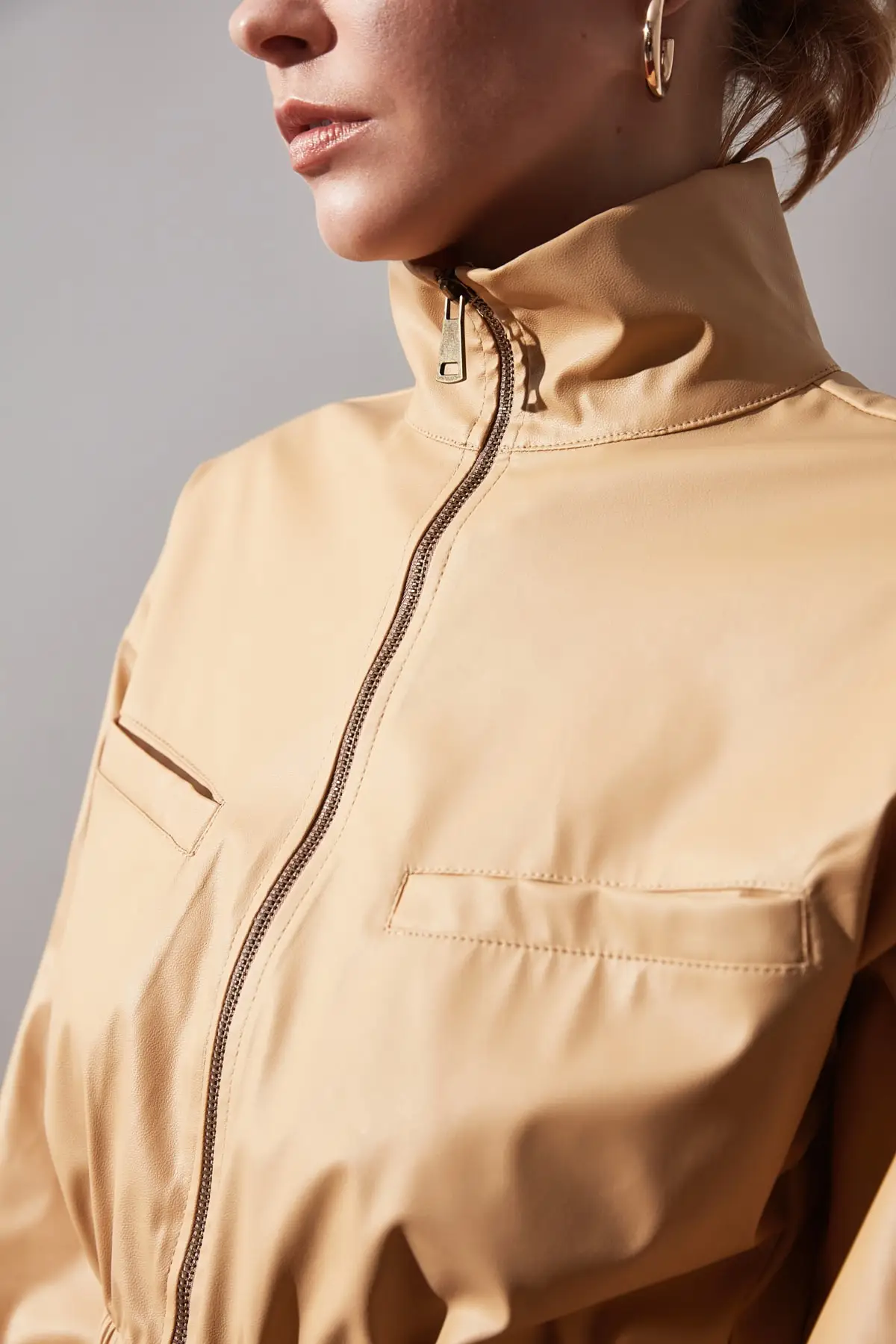 

Trendyol Zip Detail Jumpsuit TWOAW21TU0035