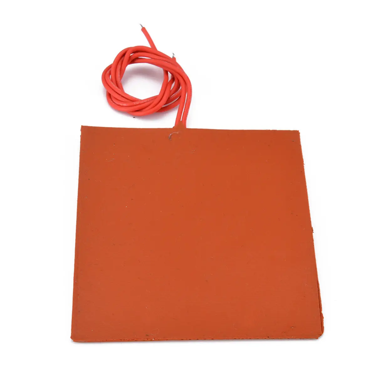 

Flexible Waterproof Silicon Heater Pad 12V DC 80x100mm 20W For 3D Printer Heater Bed Electric Pads Red
