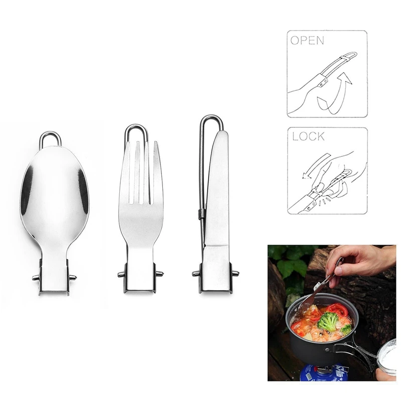 

Camping Cooker Pan Set Aluminum Camping Cookware Kit for 2-3 People for Picnic Trekking and Hiking Backpacking Cookware