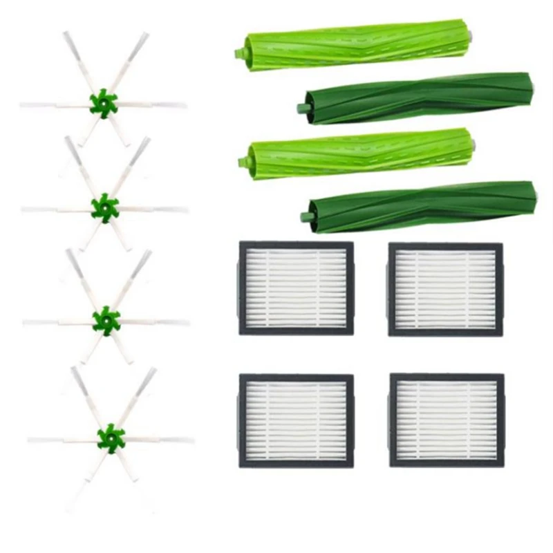

HOT！-10 PCS Vacuum Cleaner Replacement Parts Hepa Filter Side Brush for IRobot Roomba E5 E6 I7 I7+ Vacuum Cleaner Accessories