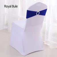 50pcslot lycra spandex chair sash bands with buckle for wedding party birthday banquet chair decoration chair sashes