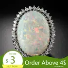 Visisap супер большой 10ct овальный опал искусственный кольца для женщин юбилей вечерние кольцо; Оптовая продажа; Прямая поставка; Ювелирные изделия B2655