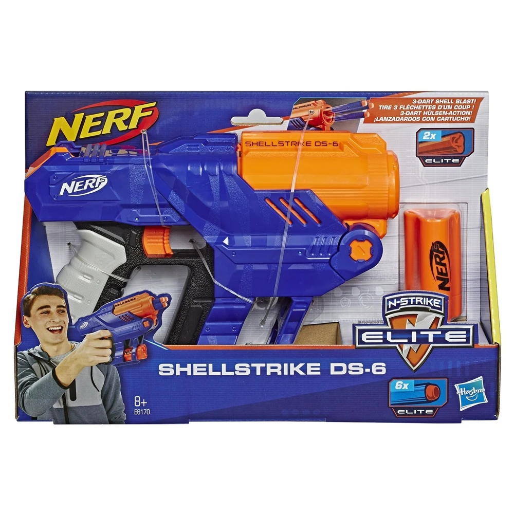Набор игровой Nerf Hasbro Элит Шеллстрайк DS6 E6170EU4 | Игрушки и хобби