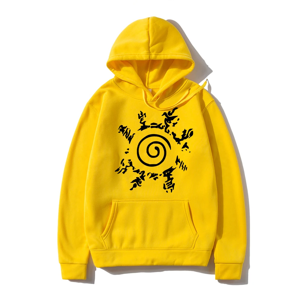 Толстовка с капюшоном в стиле аниме Наруто топы Hokage Uzumaki мужские толстовки |