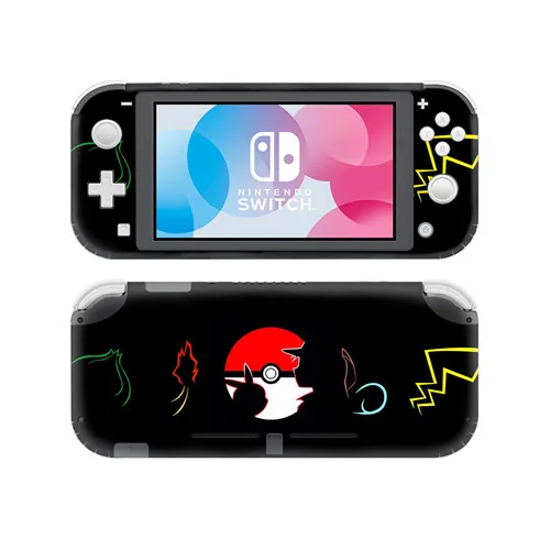 YSNSL0039 Покемон го Пикачу наклейка на кожу для nintendo Switch Lite консоль и контроллер протектор Joy-con переключатель Lite наклейка на кожу - Цвет: YSNSL0039