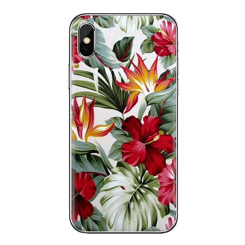 Для huawei G7 G8 P7 P8 P9 Lite Honor 4C 5X 5C 6X Коврики 7 8 9 Y3 Y5 Y6 II 2 Pro 2017 чехол из ТПУ с тропическим