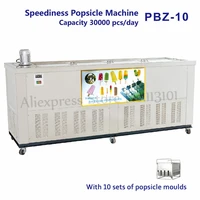 ice lolly machine commercial popsicle maker stainless steel ice candy machine 3000pcsday ice cream bar production line 10 molds