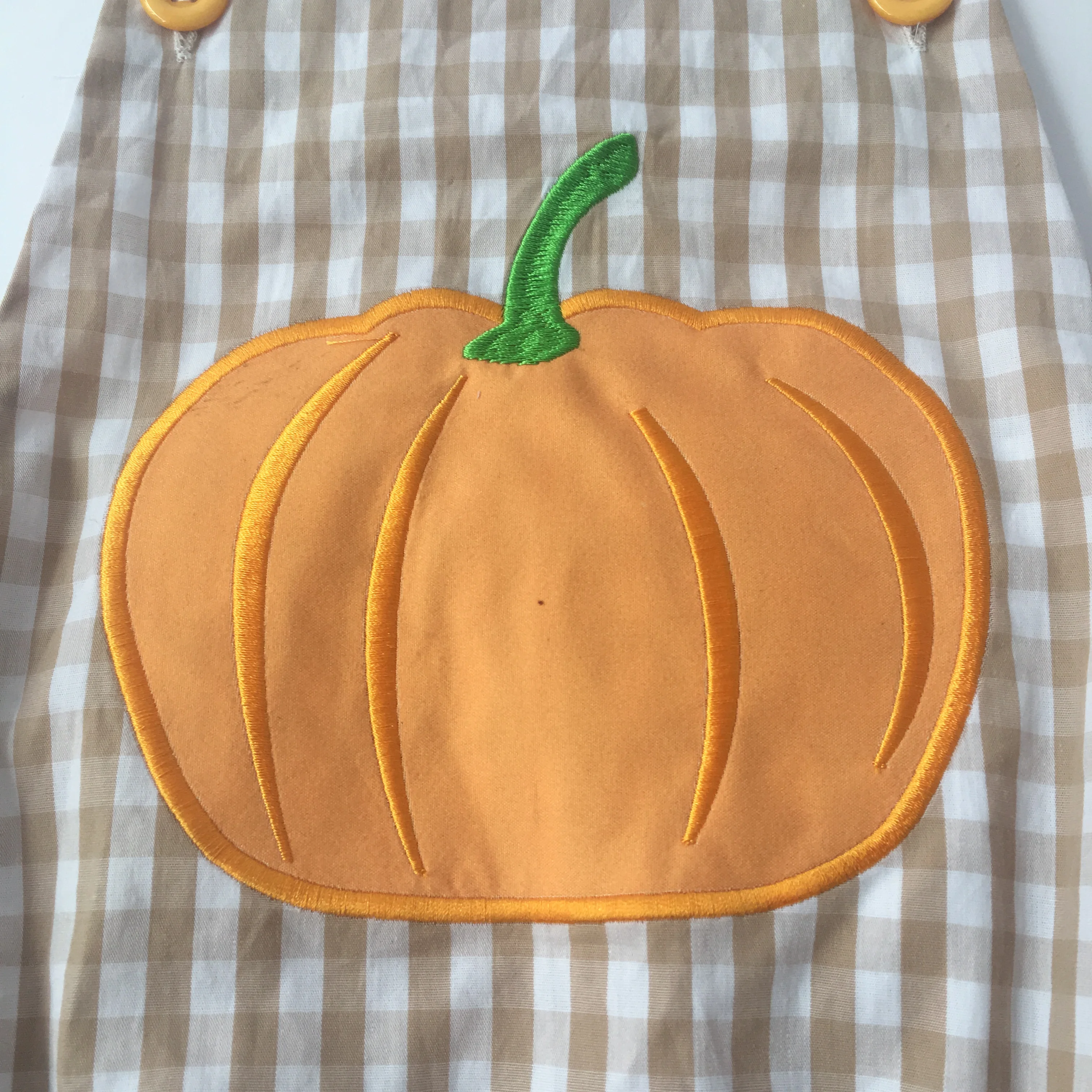 Puresun Боди Одежда для маленьких девочек Хэллоуин оранжевый Тыква вышивка наряд