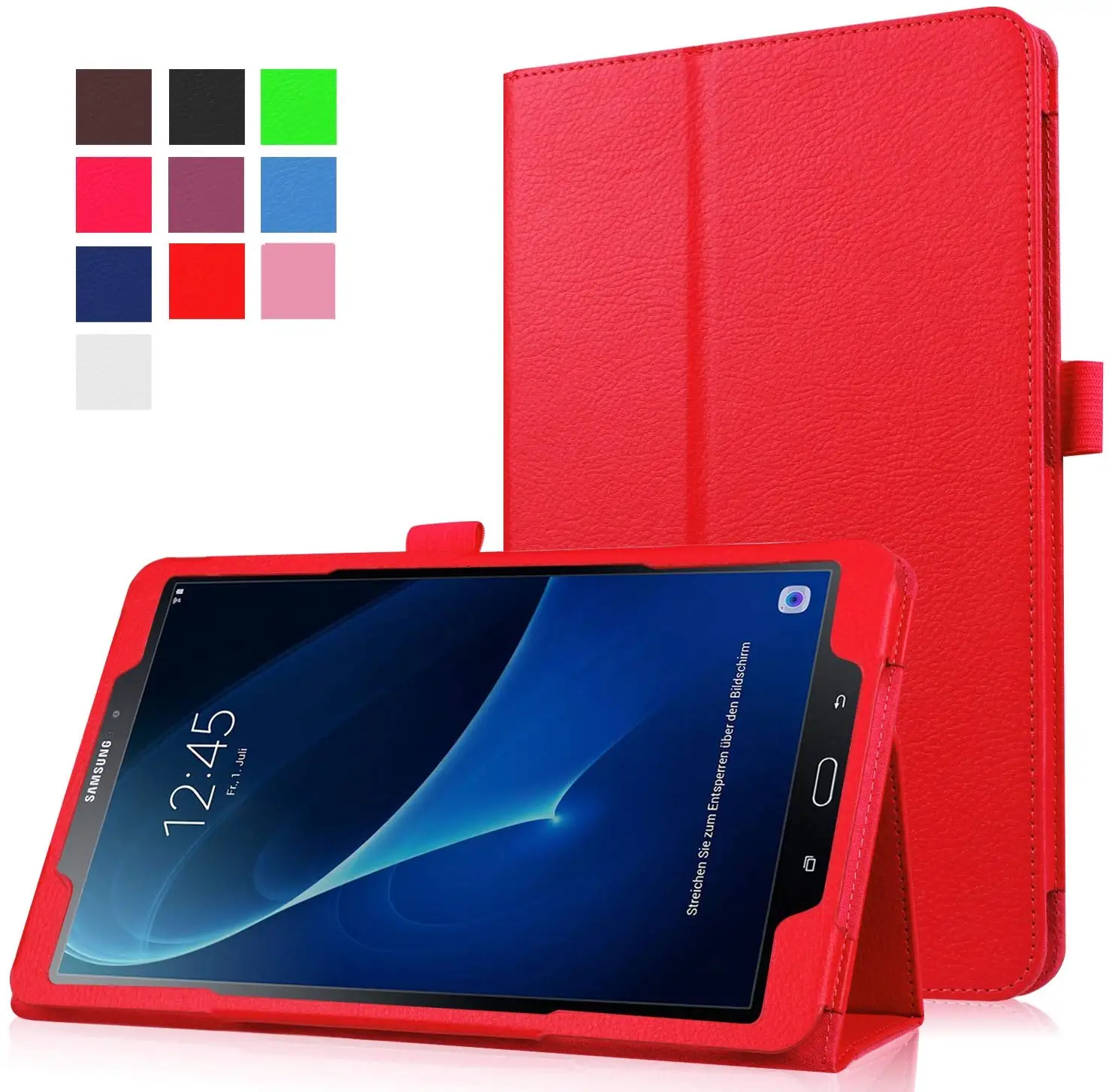 Ультратонкий Магнитный чехол для Samsung Galaxy Tab A 10 1 2016 умный из искусственной кожи с